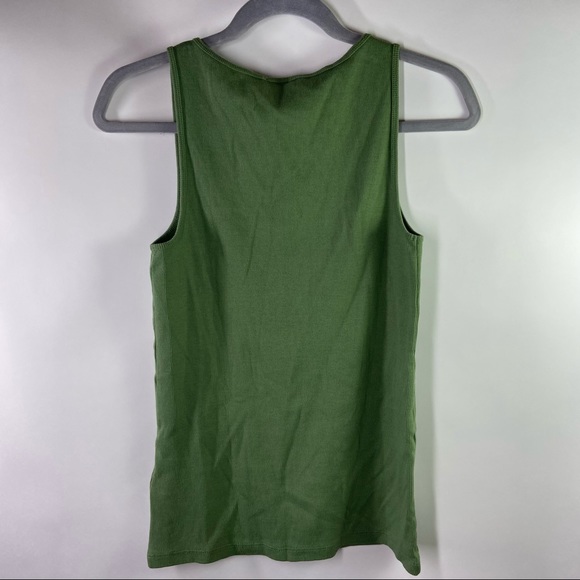 Bundle Lot Of 2 J. Crew Factory Small Yellow Tie Dye Green Basic Tank Tops Boho - Picture 10 of 13